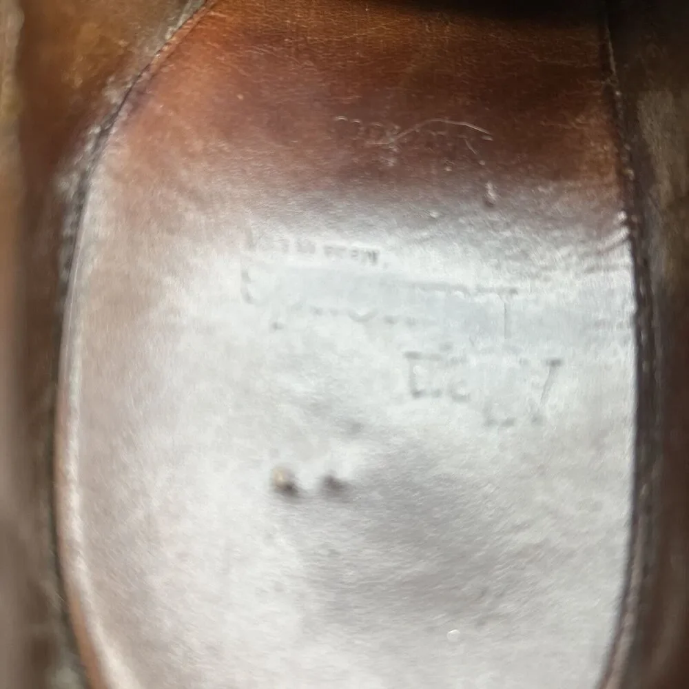Allen Edmonds Men's Brown Leather Chester Winthrop Oxfords Marlow Shoes‎ 11.5